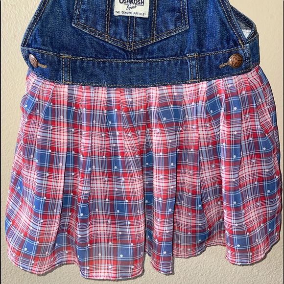 Oshkosh Overall Jumper skirt 18 months - Picture 3 of 6